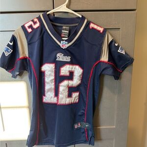 NFL Vintage Nike Brady 12 Patriots Jersey